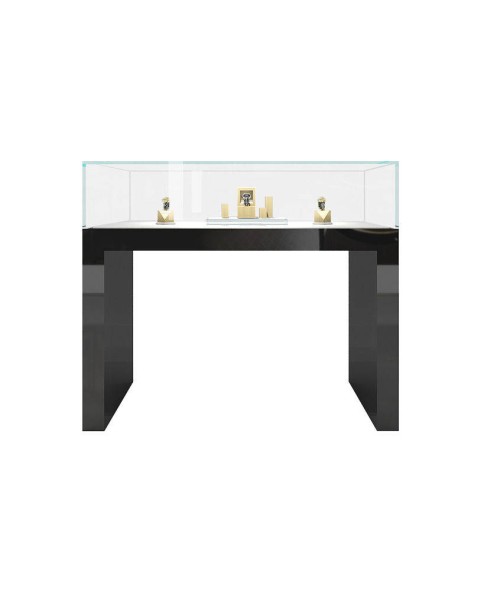 Holz-und Glasschmuck-Vitrinen Luxus-Display-Juweliergeschäft-Glasvitrine